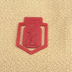 Cracker Jack Plastic Book Mark 1980s
